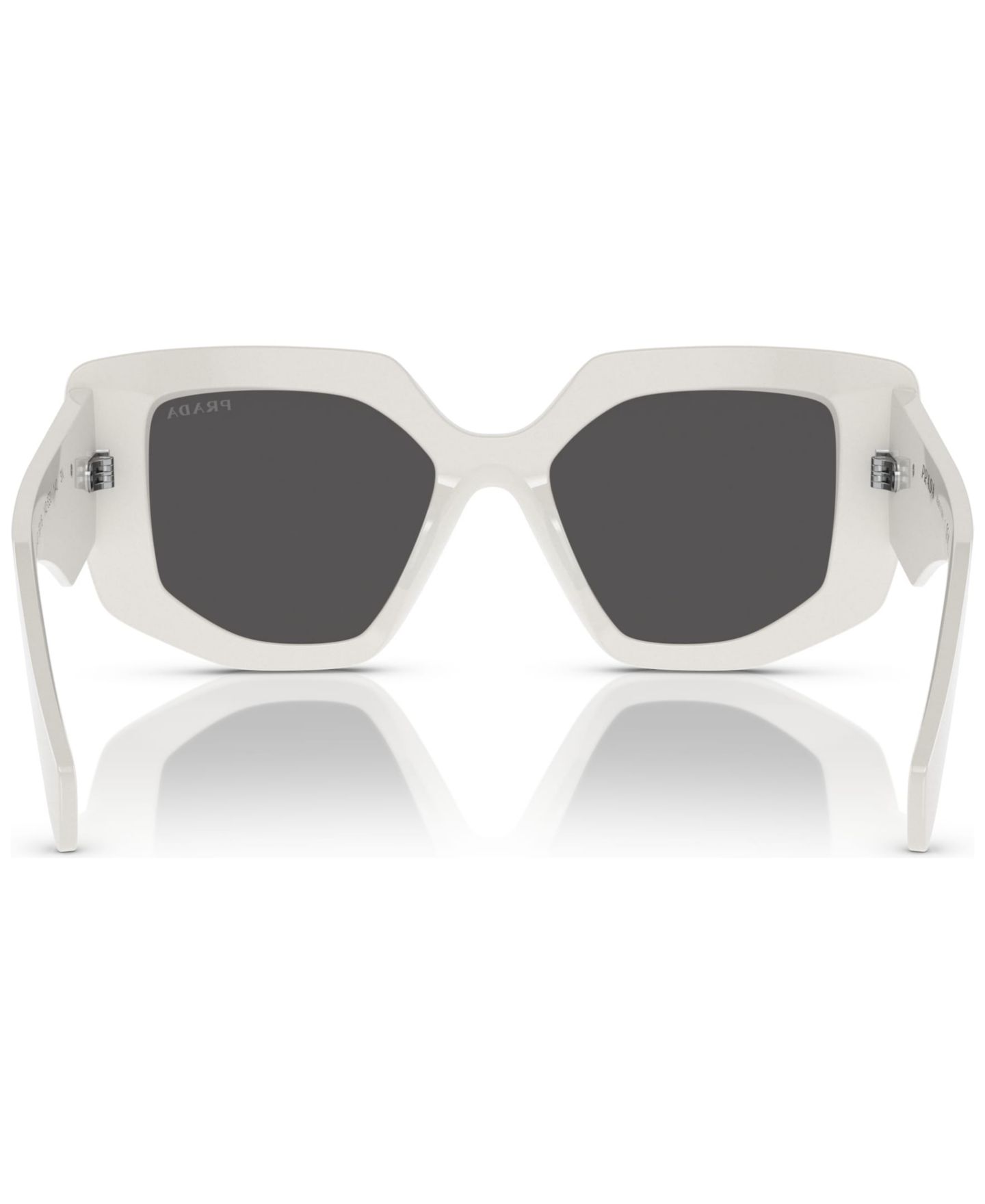 Женские солнцезащитные очки PRADA Symbole Rectuangular Sunglasses, PR 14ZS, цвет: Talc — фото 2