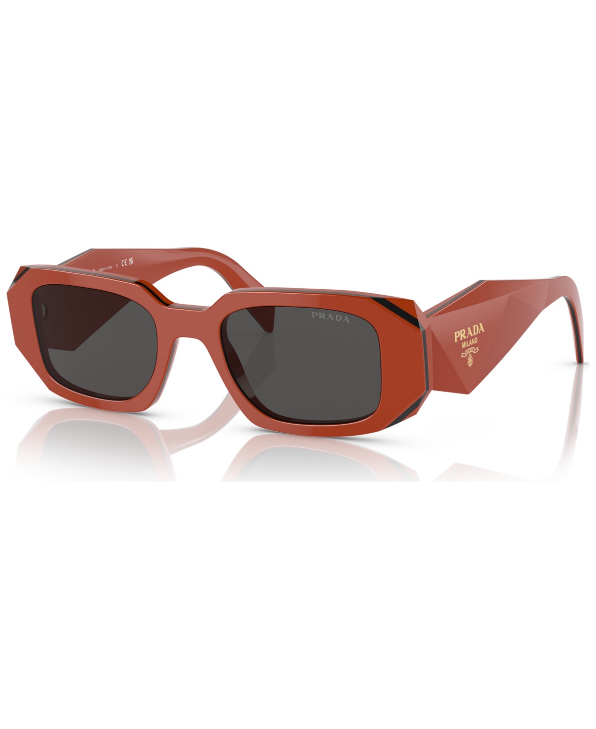 Shop Prada Women's Sunglasses, Pr 17ws In Orange,black