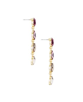 Four the Money Glass Earrings