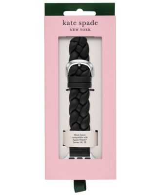 Women's Black Leather Band for Apple Watch, 38, 40, 41mm and 42, 44, 45, 49mm