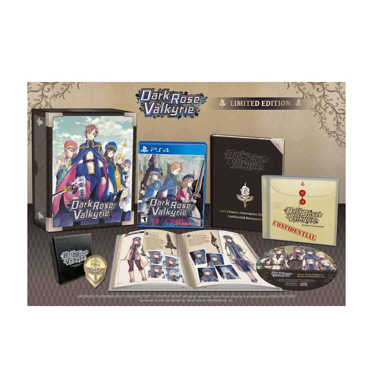 Sega Dark Rose Valkyrie (limited Edition) Ps4 In Open Miscellaneous