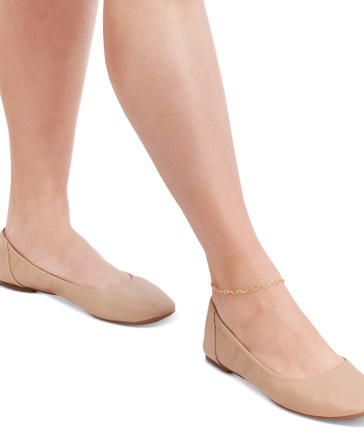 Paperclip Link Chain Ankle Bracelet in 10k Gold, Created for Macy's