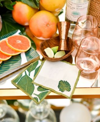 Palm Cocktail Napkins, Set of 4