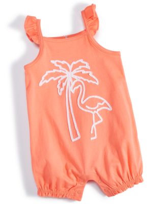 First Impressions - Baby Girls Fabulous Flamingo Sunsuit