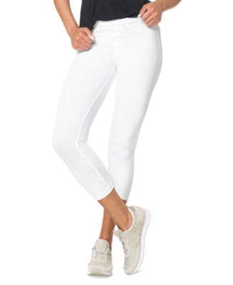 Hue Women's Mid-Rise Pull-On Denim Capri Leggings Macy's