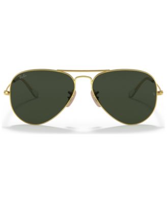 Unisex Aviator Aviation Collection Sunglasses, RB3025 AVIATOR LA 58