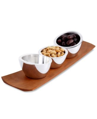 Nambé - "Trio" Condiment Set