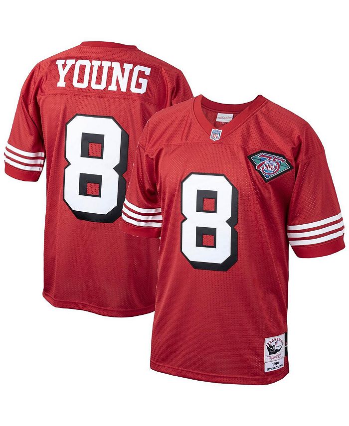Mitchell & Ness Men's Steve Young Scarlet San Francisco 49ers 1994  Authentic Throwback Retired Player Jersey - Macy's