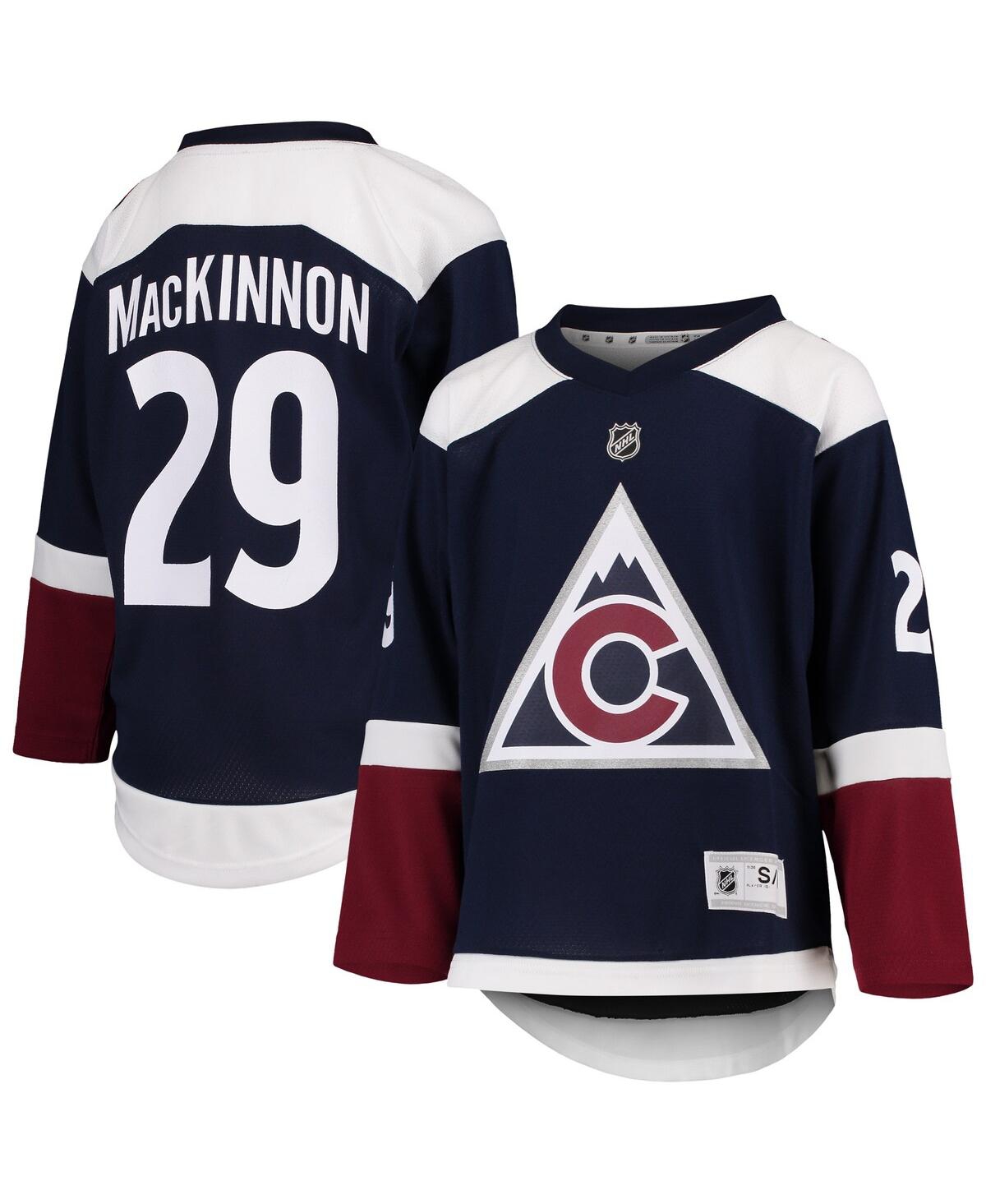 Big Boys Nathan MacKinnonColorado Avalanche Alternate Replica Player Jersey - Navy