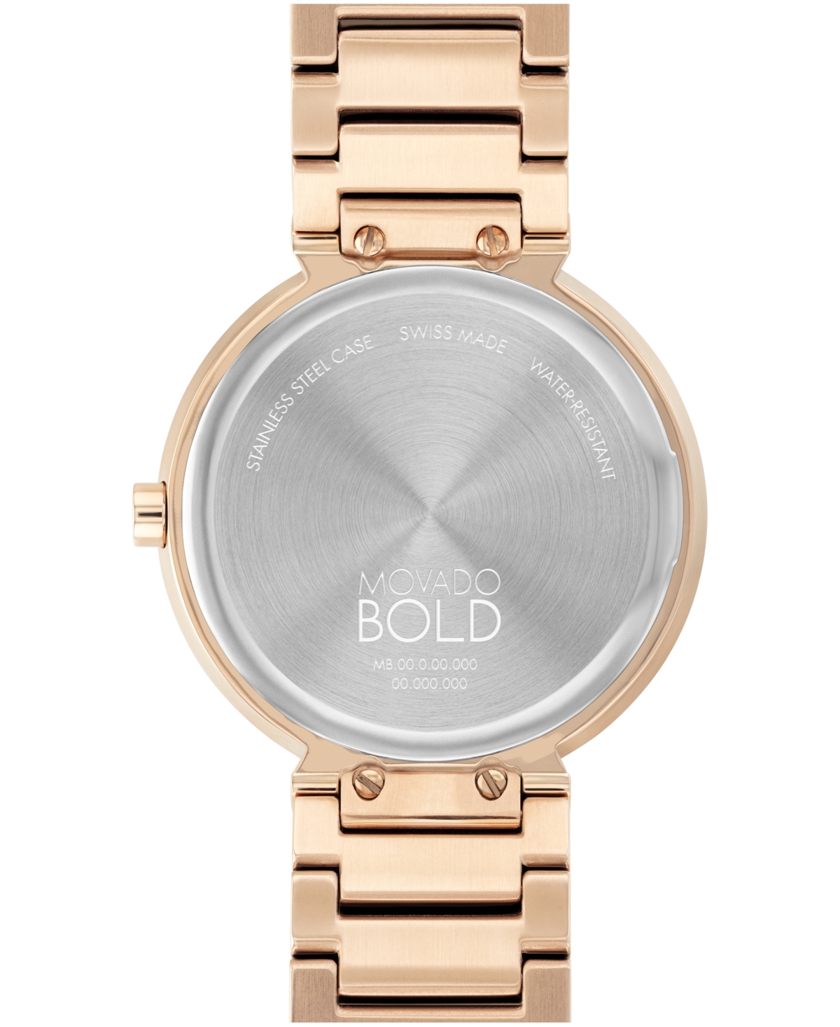 Shop Movado Women's Bold Horizon Swiss Quartz Ionic Plated Carnation Gold-tone Steel Watch 34mm