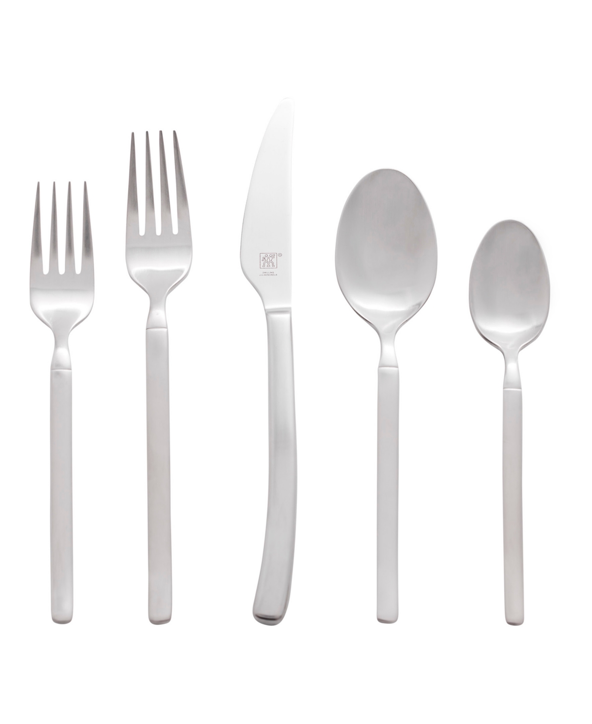 J.a. Henckels Zwilling Opus Satin 45 Piece 18/10 Stainless Steel Flatware Set, Service For 8 In Silver