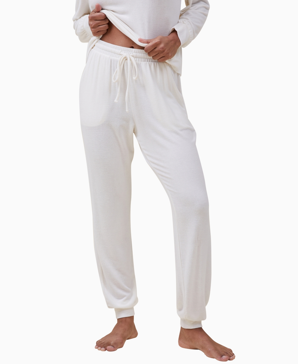 Women's Super Soft Slim Pants - Cream