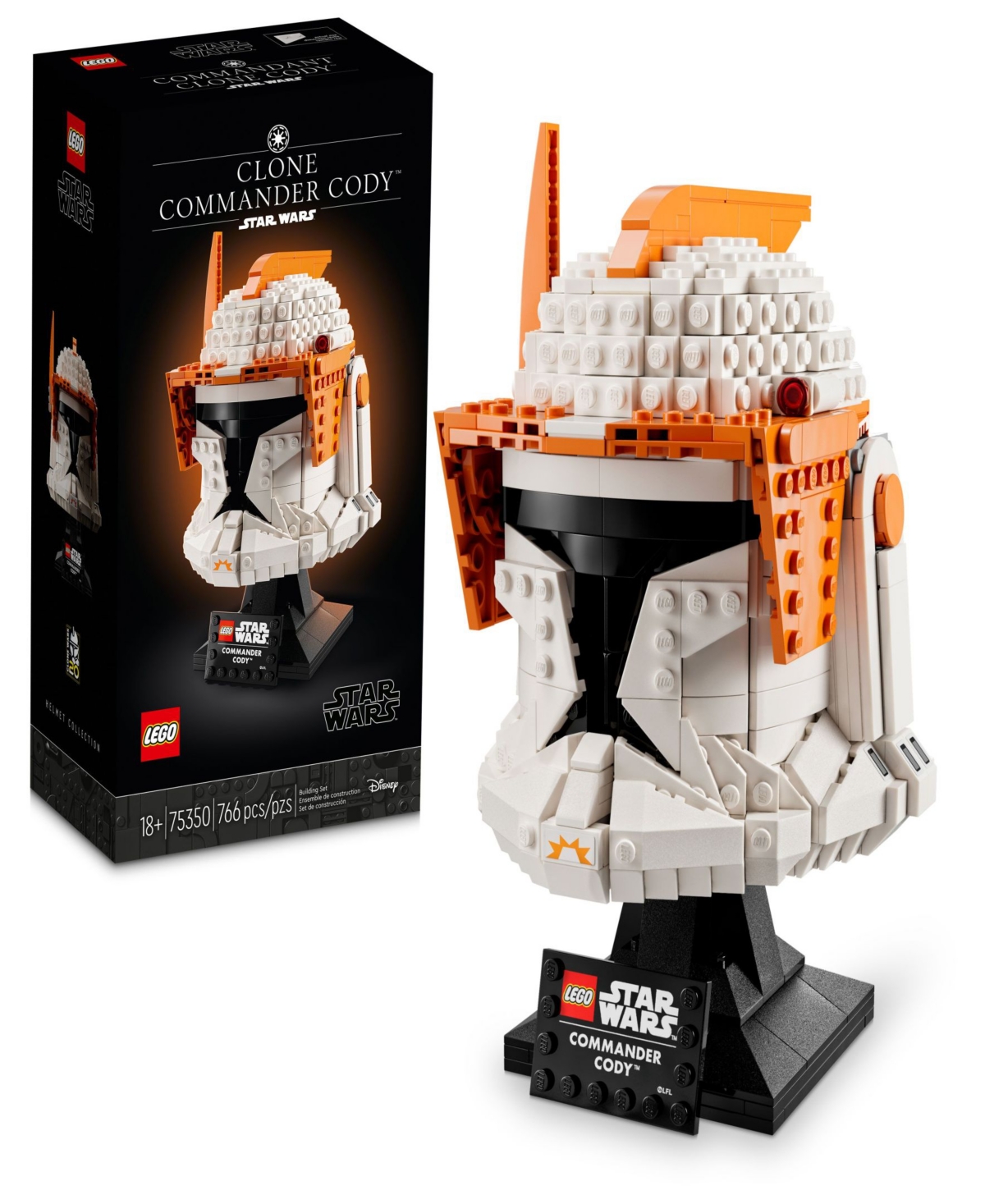 Lego Star Wars 75350 Clone Commander Cody Helmet Toy Building Set In Multicolor