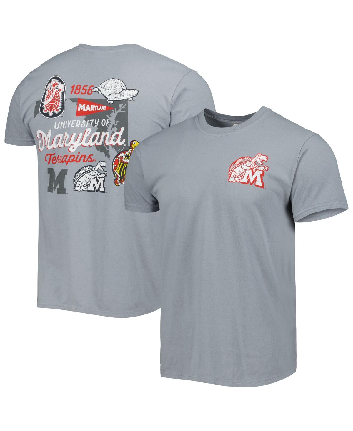 Men's Graphite Maryland Terrapins Vault State Comfort T-shirt - Graphite