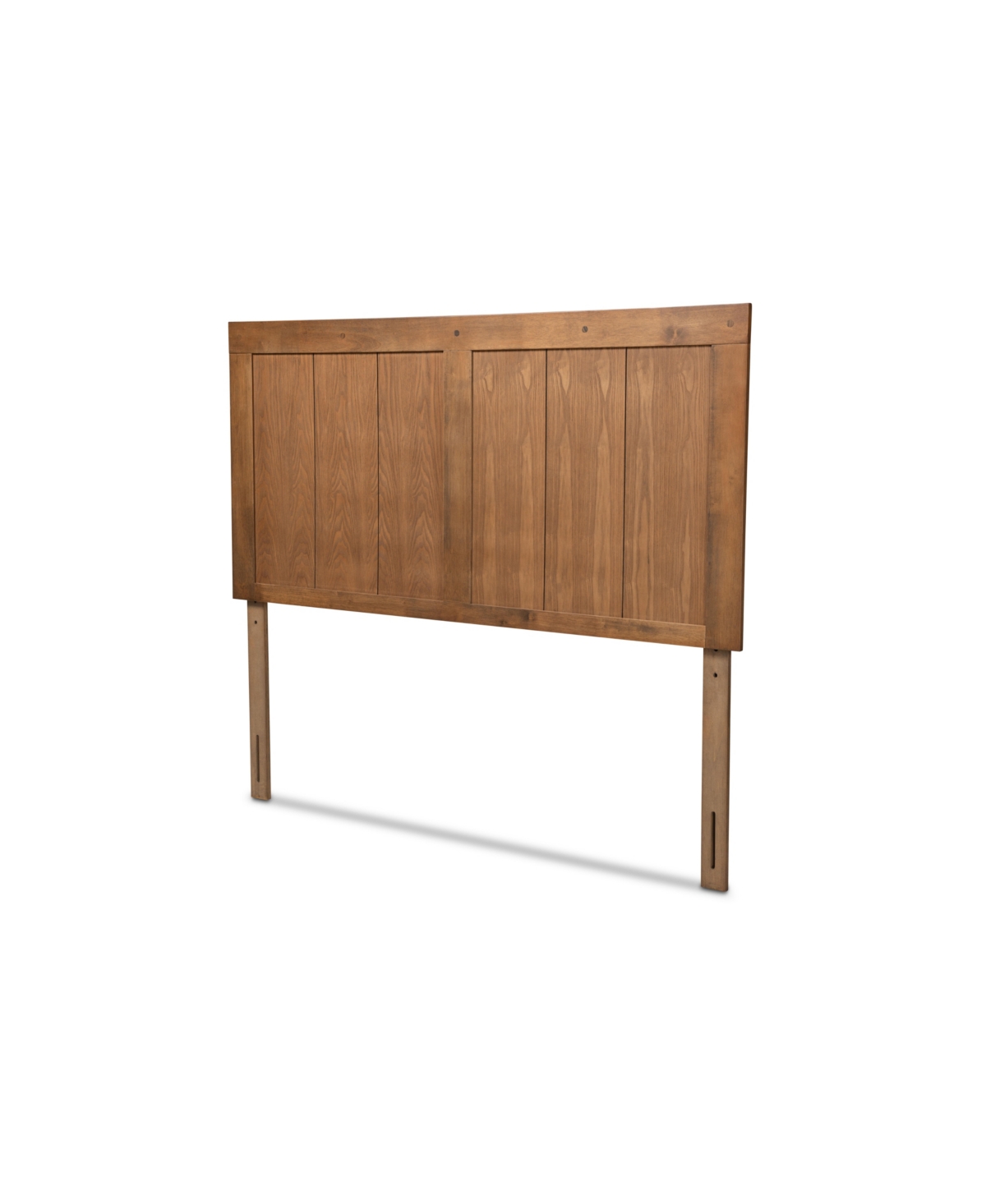 Baxton Studio Patwin Modern And Contemporary Transitional Full Size Finished Wood Headboard In Ash Walnut