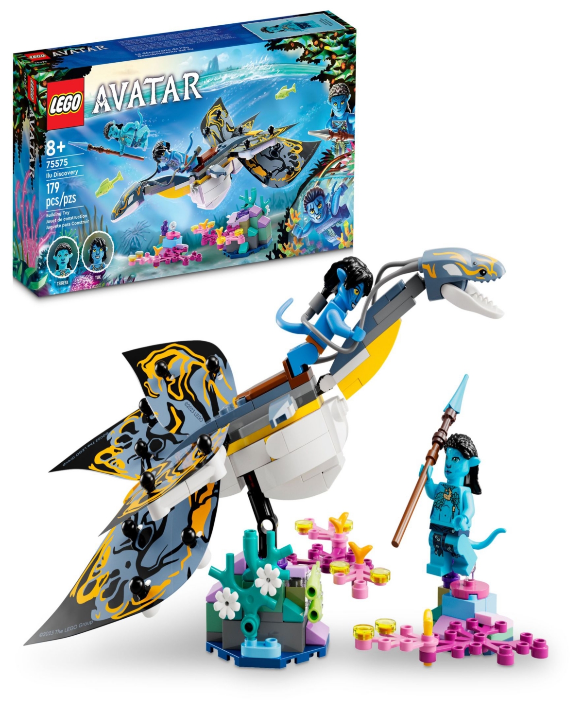 Lego Avatar 75575 Ilu Discovery Toy Building Set With Tsireya & Tuk Minifigures In Multicolor