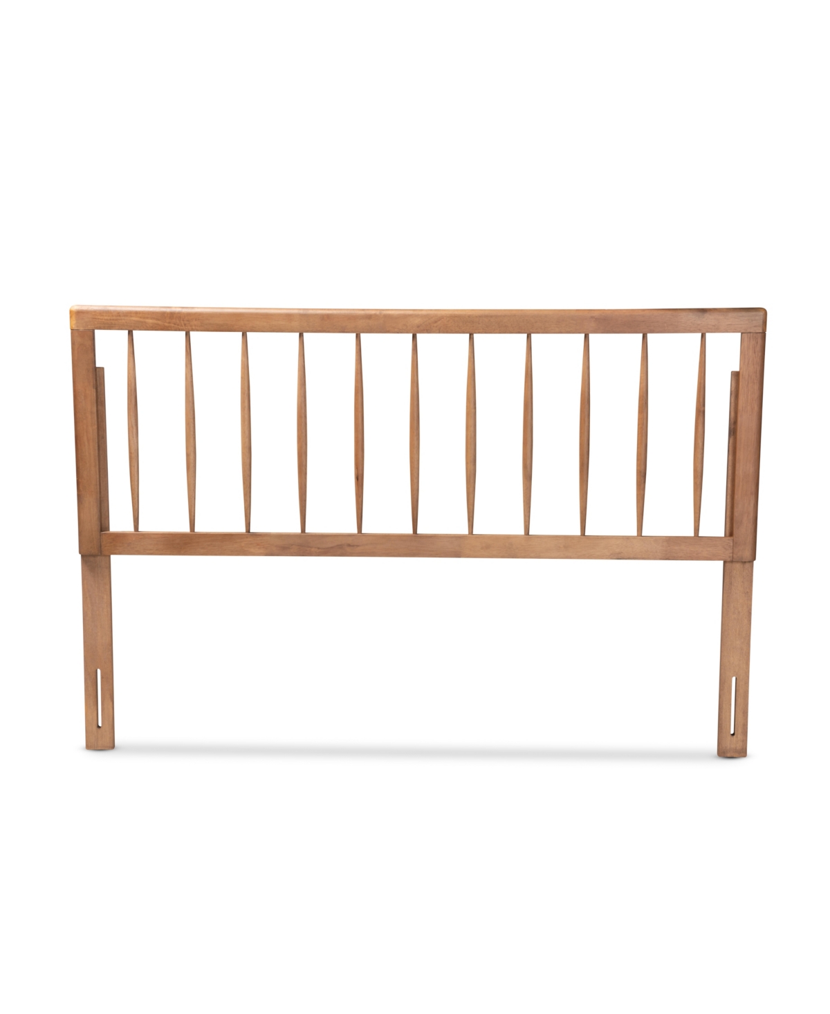 Baxton Studio Valin Modern And Contemporary Queen Size Finished Wood Headboard In Brown