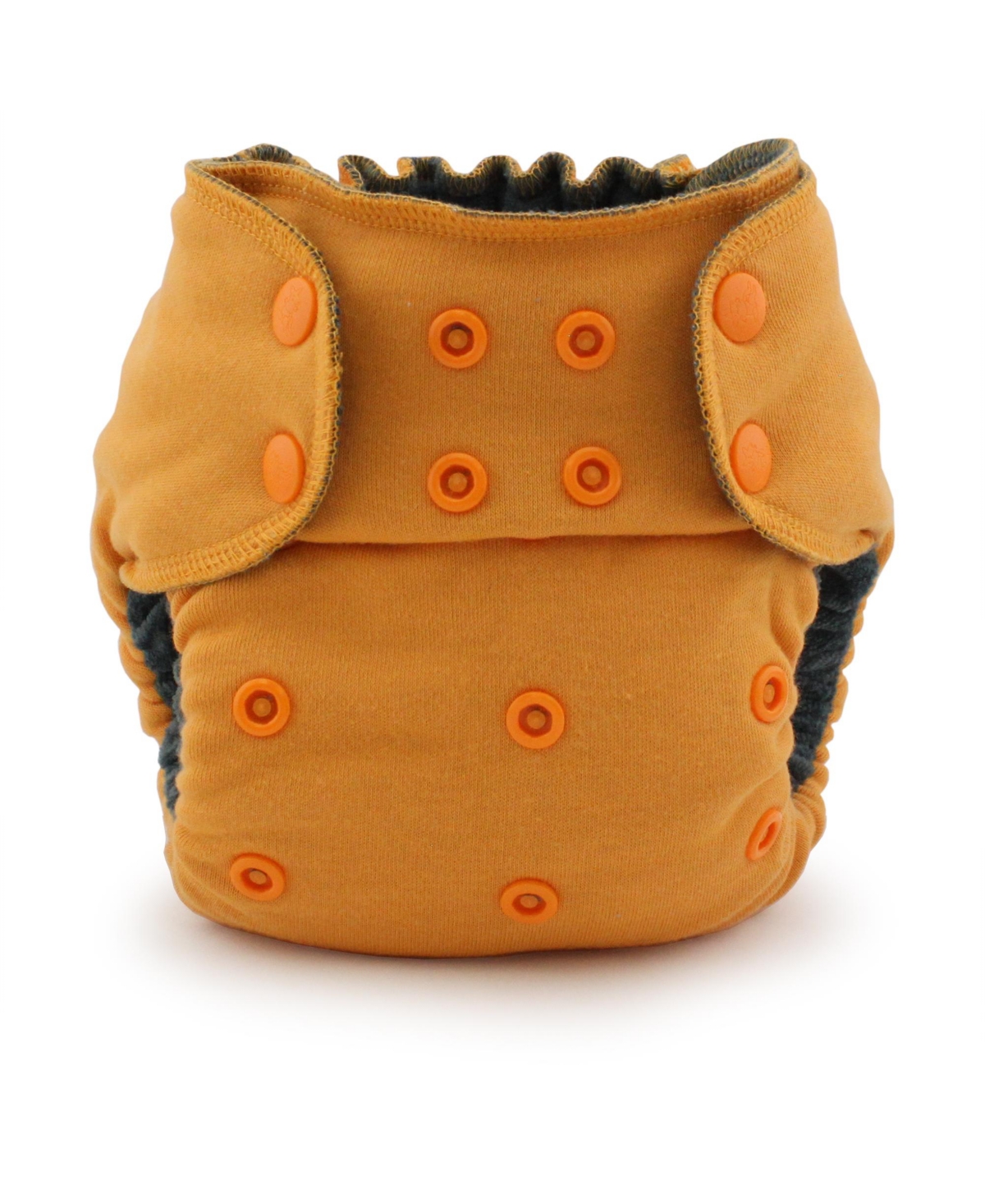 Kanga Care Babies' Ecoposh Obv (organic Rayon From Bamboo Velour) One Size Adjustable Pocket Fitted Cloth Diaper In Saffron