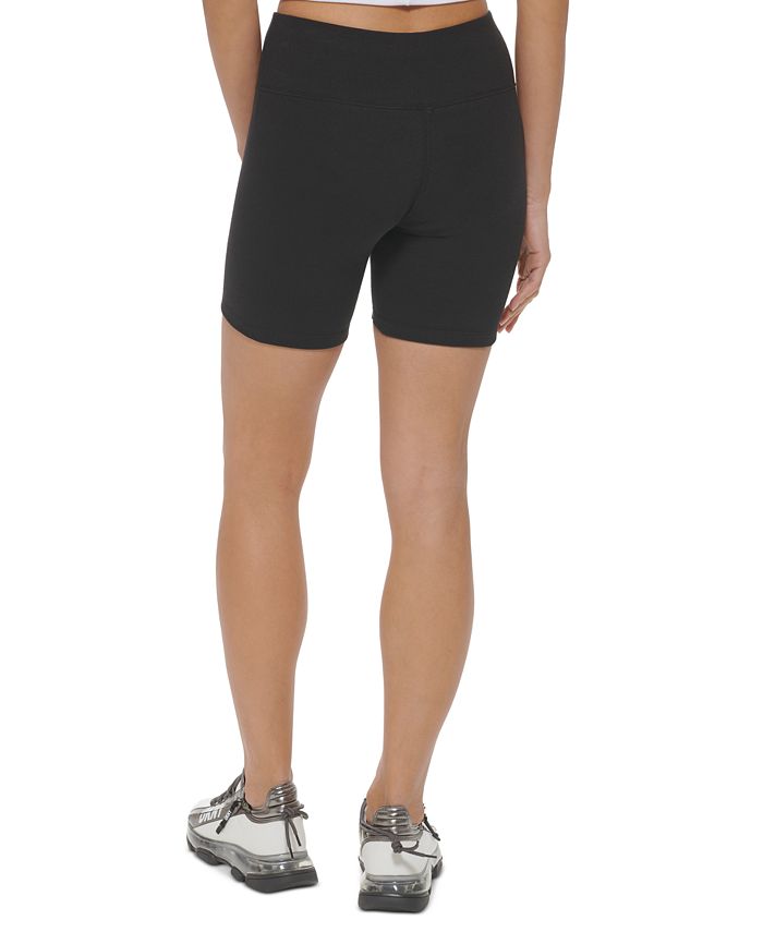 DKNY Women's Ribbed HighWaist Bike Shorts Macy's