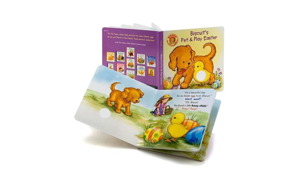 Biscuit's Pet & Play Easter: A Touch & Feel Book by Alyssa Satin Capucilli