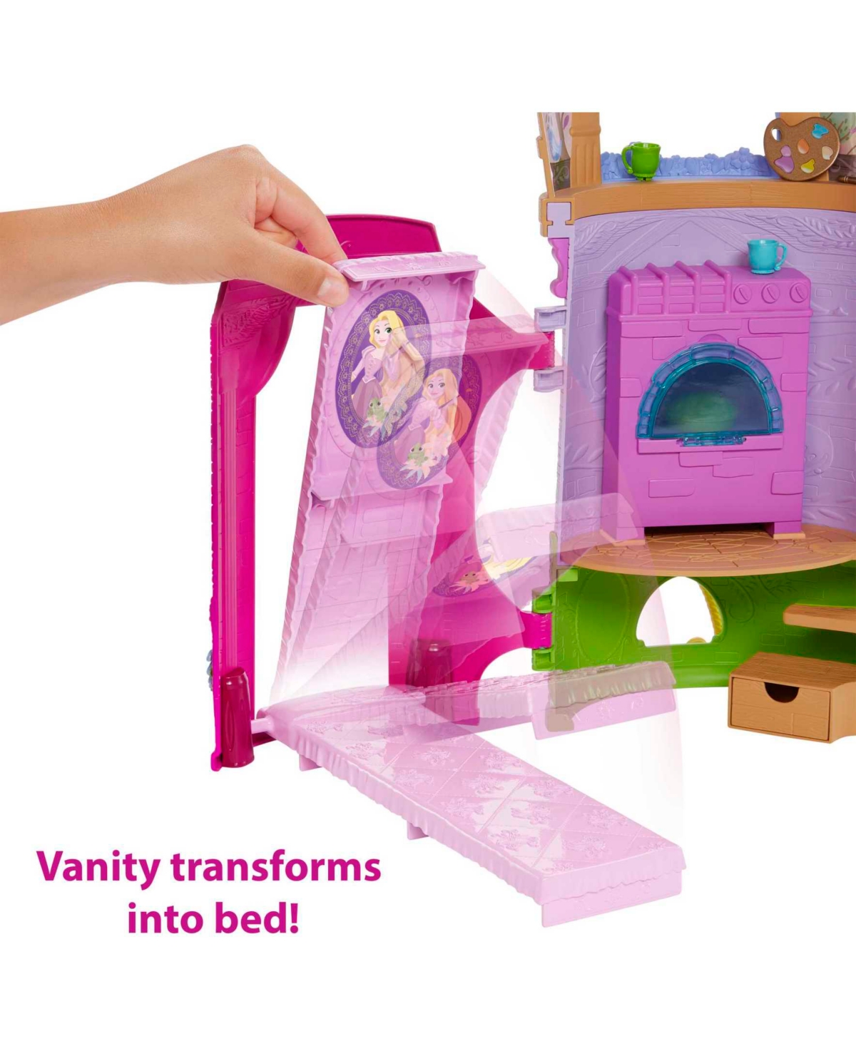 Disney Princess Rapunzel's Tower Playset In Multi-color