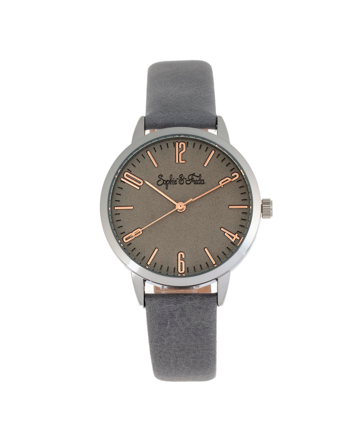 Women Vancouver Leather Watch - Grey, 36mm - Grey
