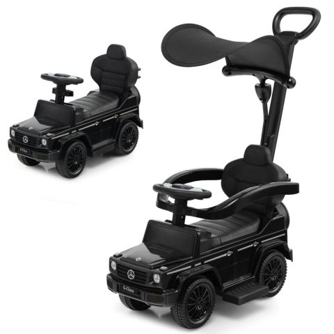 Детская игрушка Costway Mercedes Benz G350 3 in 1 Ride-On Push Car with Handle, Ages 18-36 Months, цвет: Чёрный