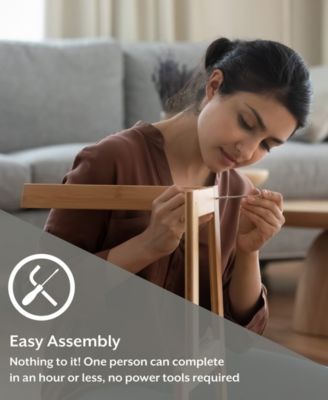 43.5" Wood Savana Furniture Bar Height Swivel Stool