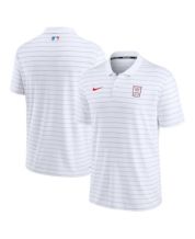 Men's Houston Astros Nike White/Gray Home Plate Striped Polo