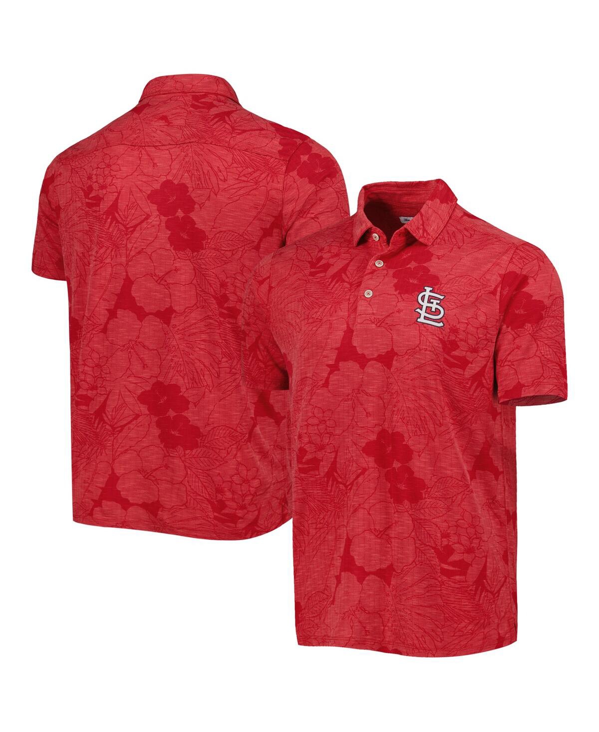 Shop Tommy Bahama Men's  Red St. Louis Cardinals Miramar Blooms Polo Shirt
