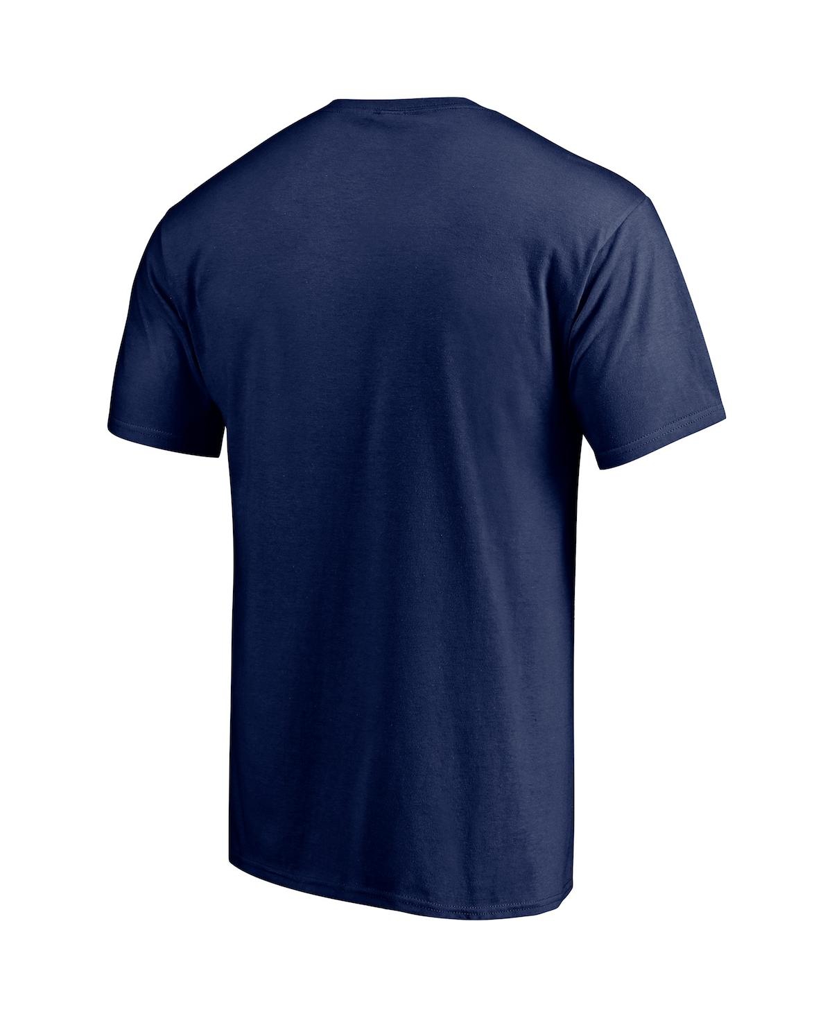 Shop Fanatics Men's  Navy Detroit Tigers Crossed Hometown Collection T-shirt