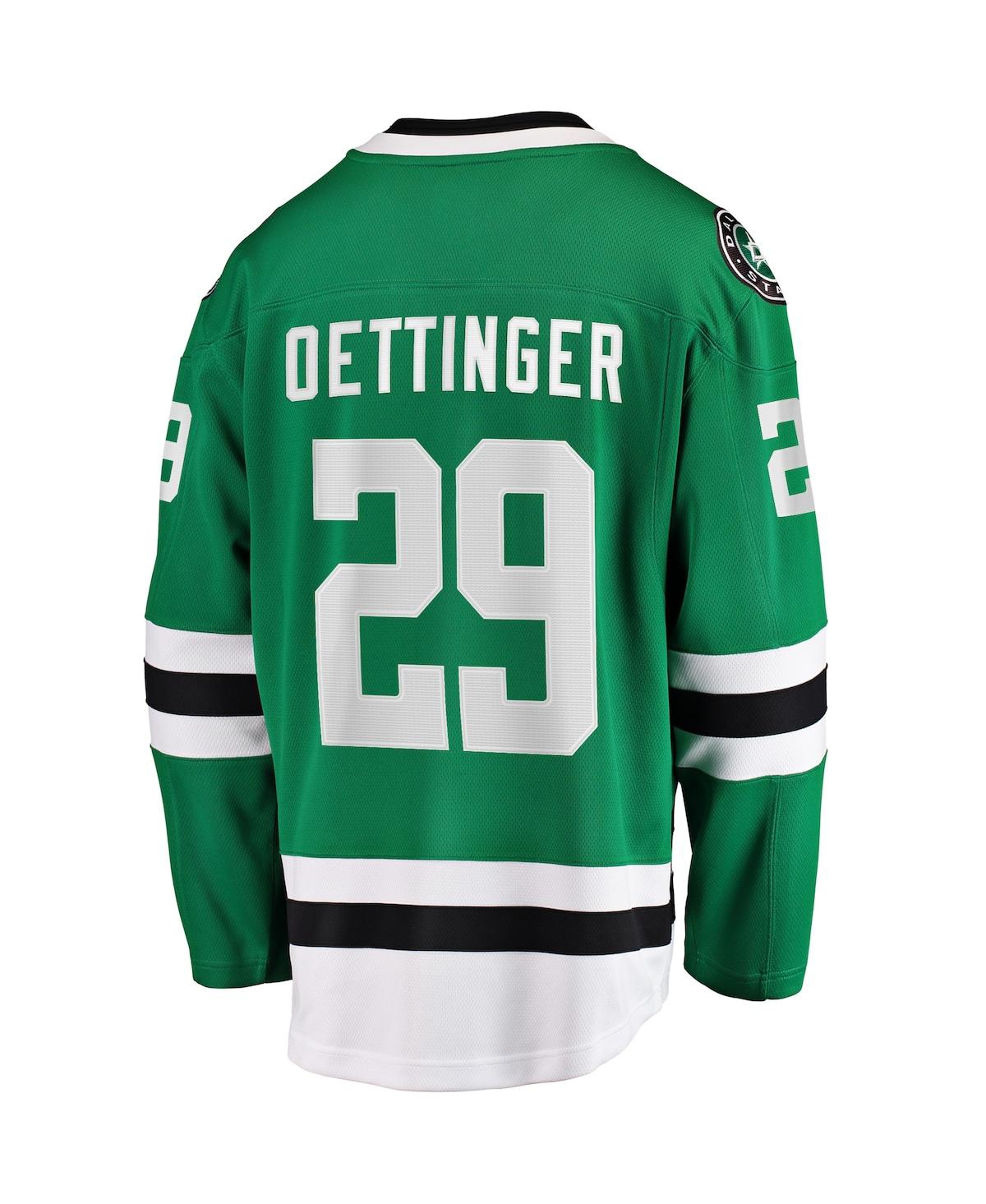 Men's Fanatics Jake OettingerDallas Stars Home Breakaway Player Jersey - Kelly Green