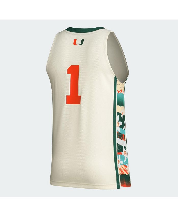 adidas Men's 1 Khaki Miami Hurricanes Honoring Black Excellence