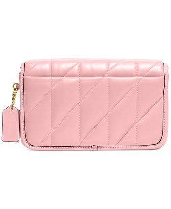 COACH Quilted Pillow Leather Hayden Crossbody Bubblegum One Size