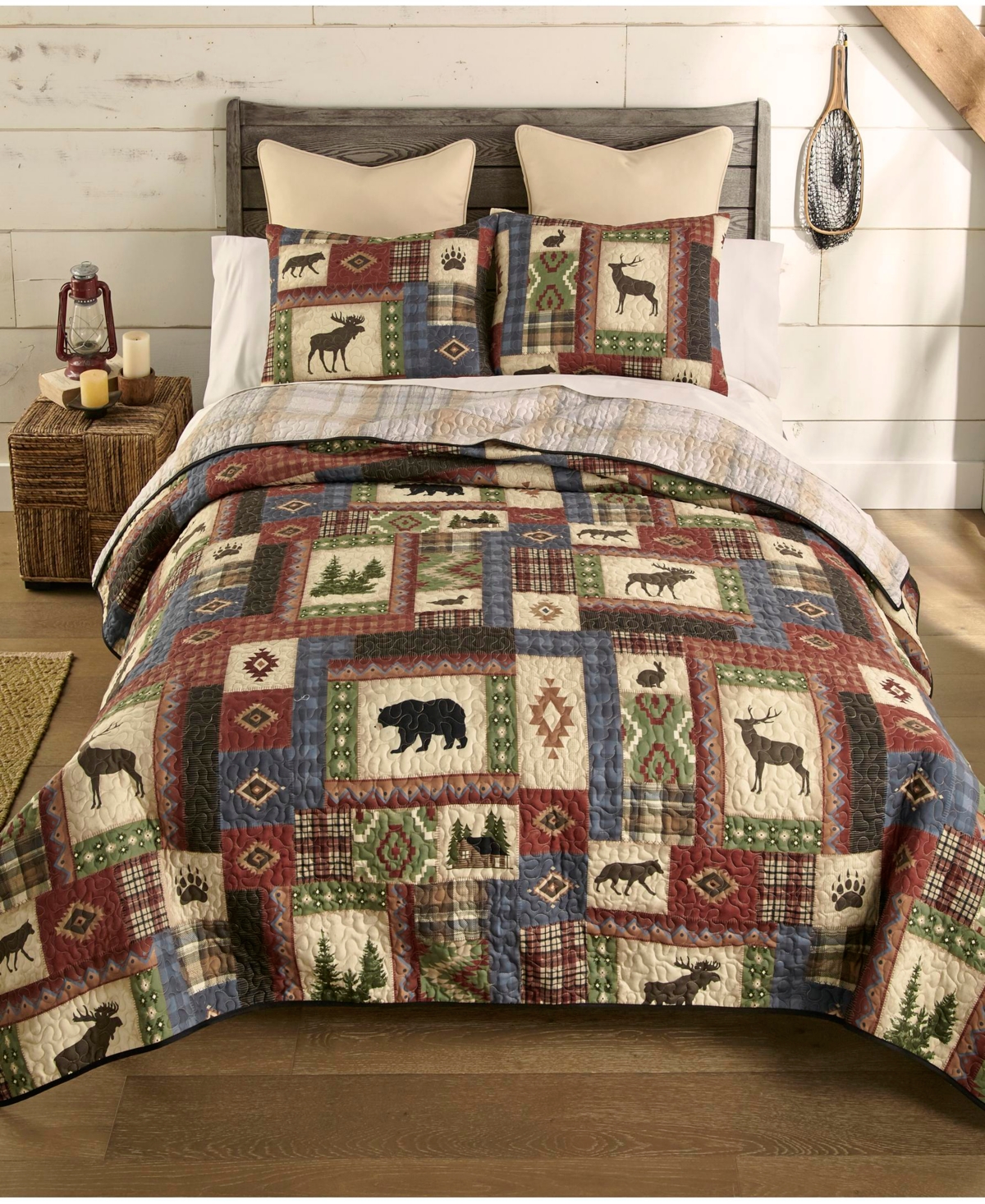 Donna Sharp Forest Grove 2 Piece Quilt Set, Twin In Multi
