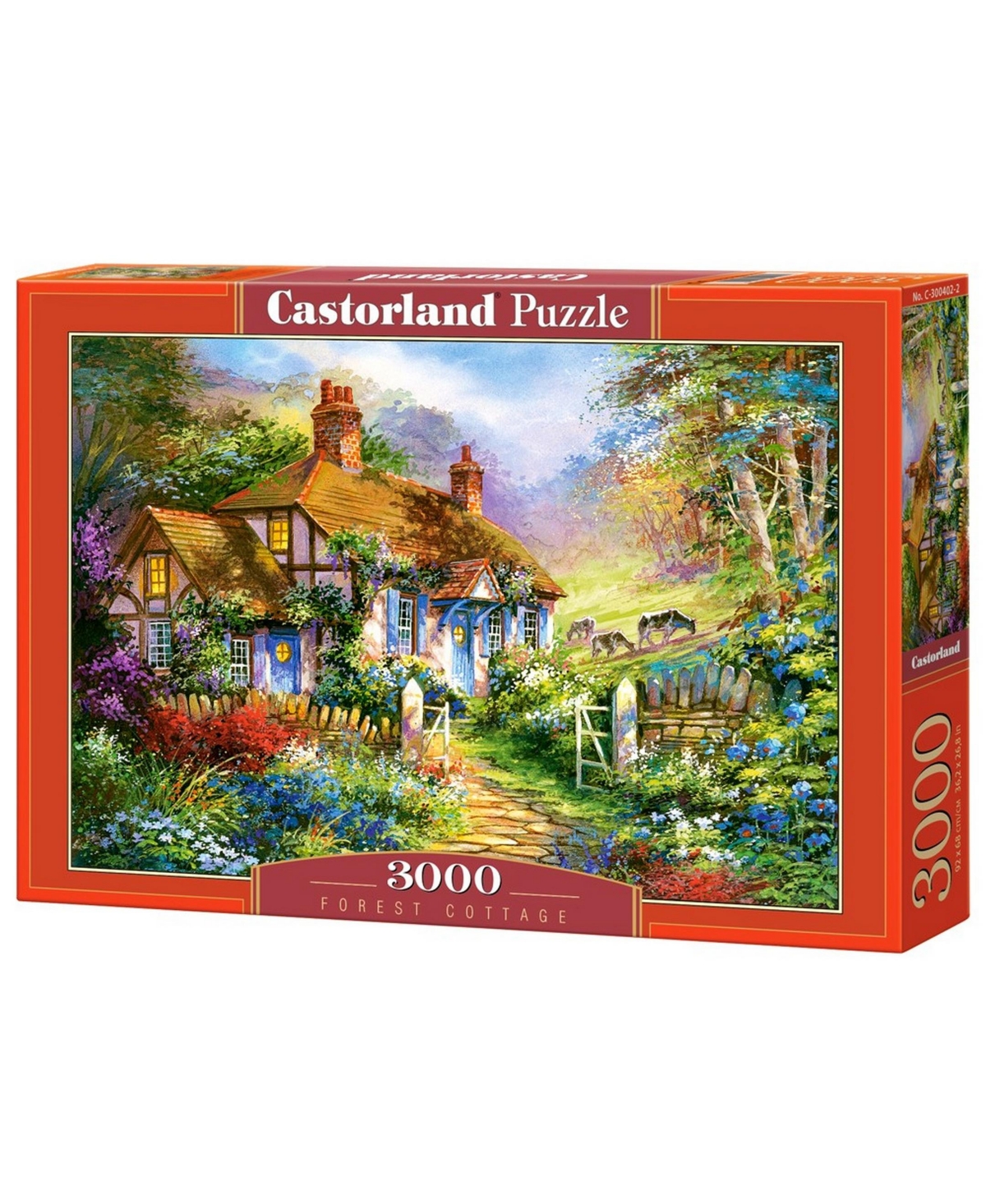 Castorland Kids' Forest Cottage Jigsaw Puzzle Set, 3000 Piece In Multicolor
