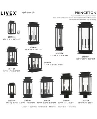 Princeton 2 Light Outdoor Medium Post Top Lantern