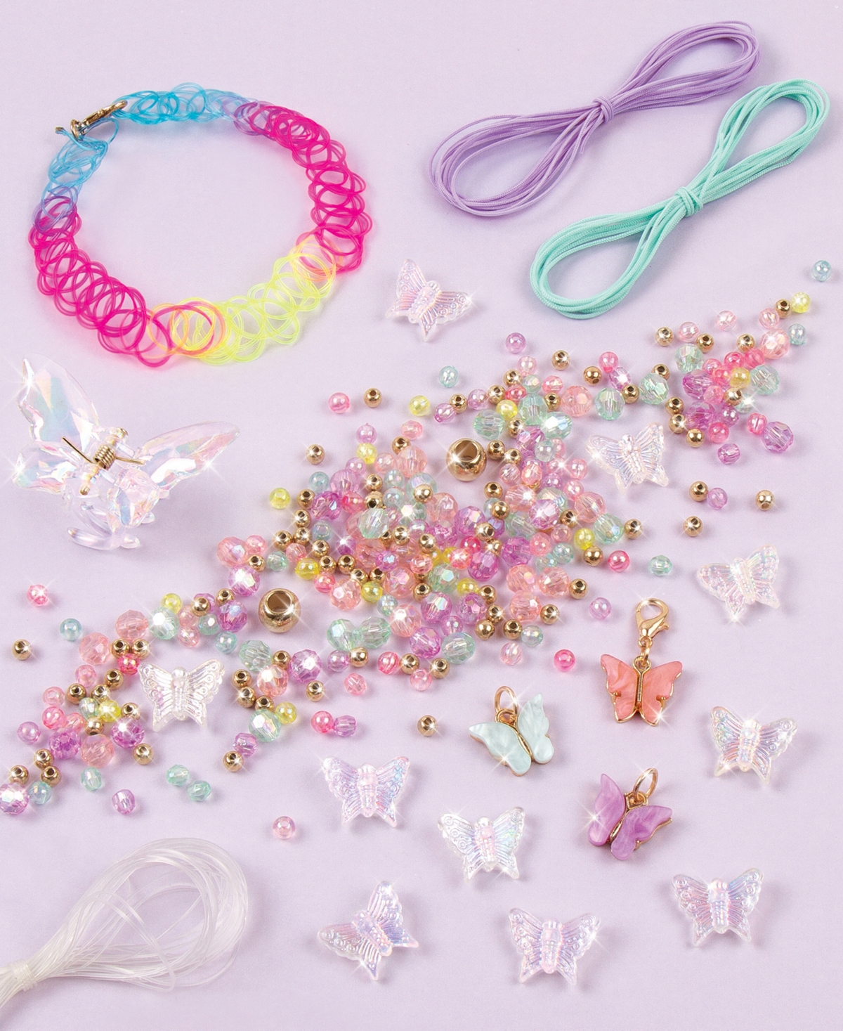 Make It Real Butterfly Jewelry Set In Multi