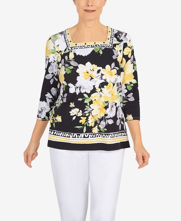 Macys alfred dunner sale tops