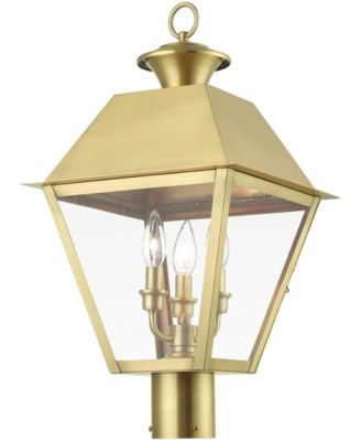 Wentworth 3 Light Outdoor Large Post Top Lantern