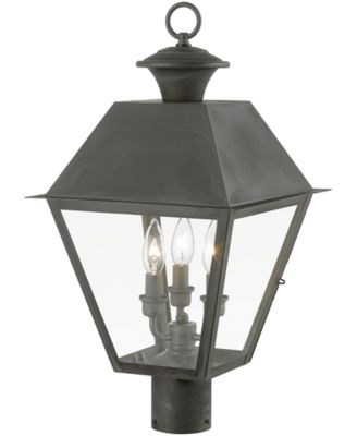 Wentworth 3 Light Outdoor Large Post Top Lantern