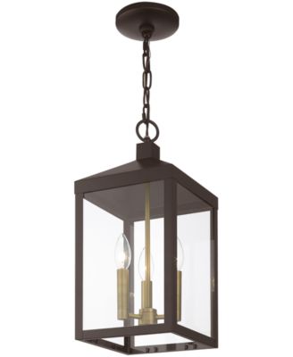 Nyack 3 Light Outdoor Pendant Lantern