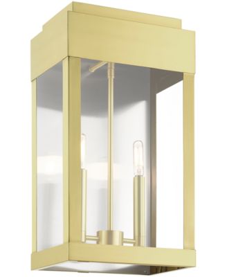 York 2 Light Outdoor Wall Lantern