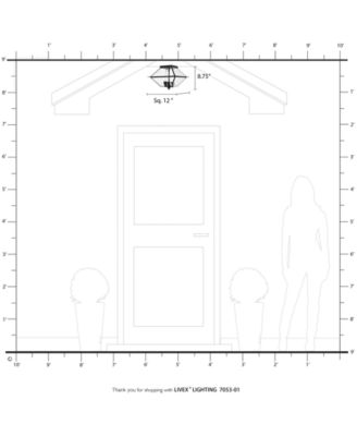 Westover 3 Light Outdoor Ceiling Mount