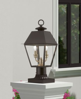 Wentworth 2 Light Outdoor Medium Post Top Lantern