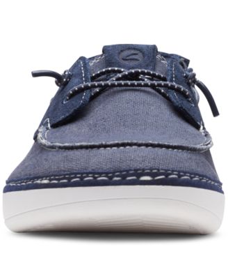 Men's Higley Tie Slip-On Canvas Boat Shoes