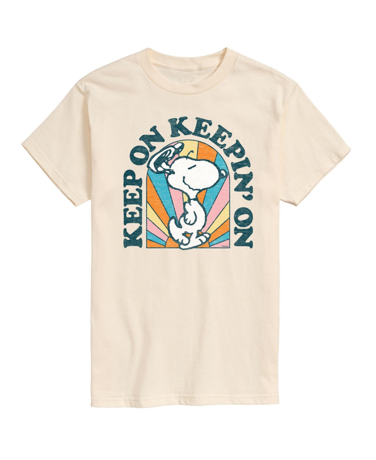 Airwaves Men's Peanuts T-shirt In Beige/khaki