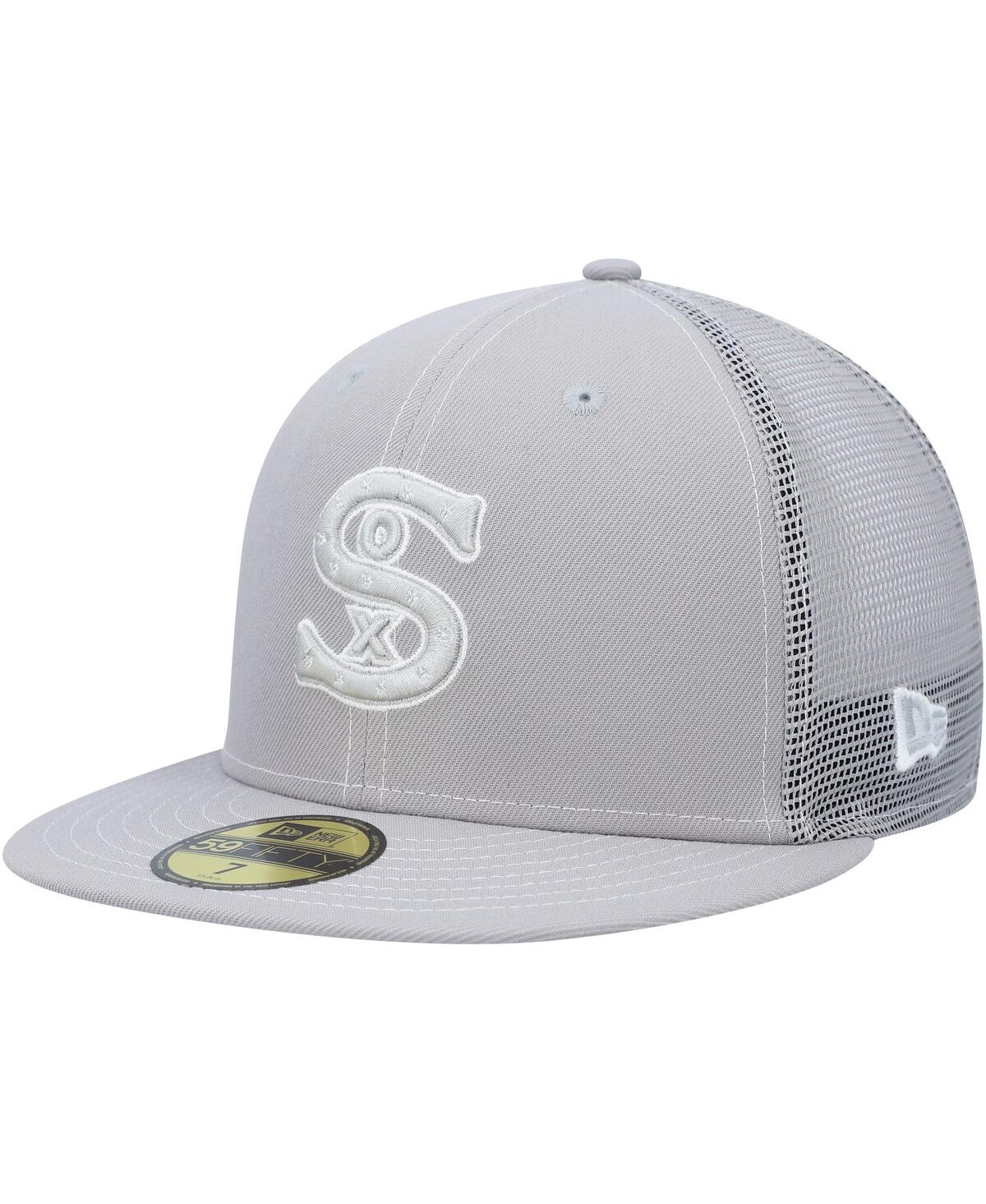 Shop New Era Men's  Gray Chicago White Sox 2023 On-field Batting Practice 59fifty Fitted Hat