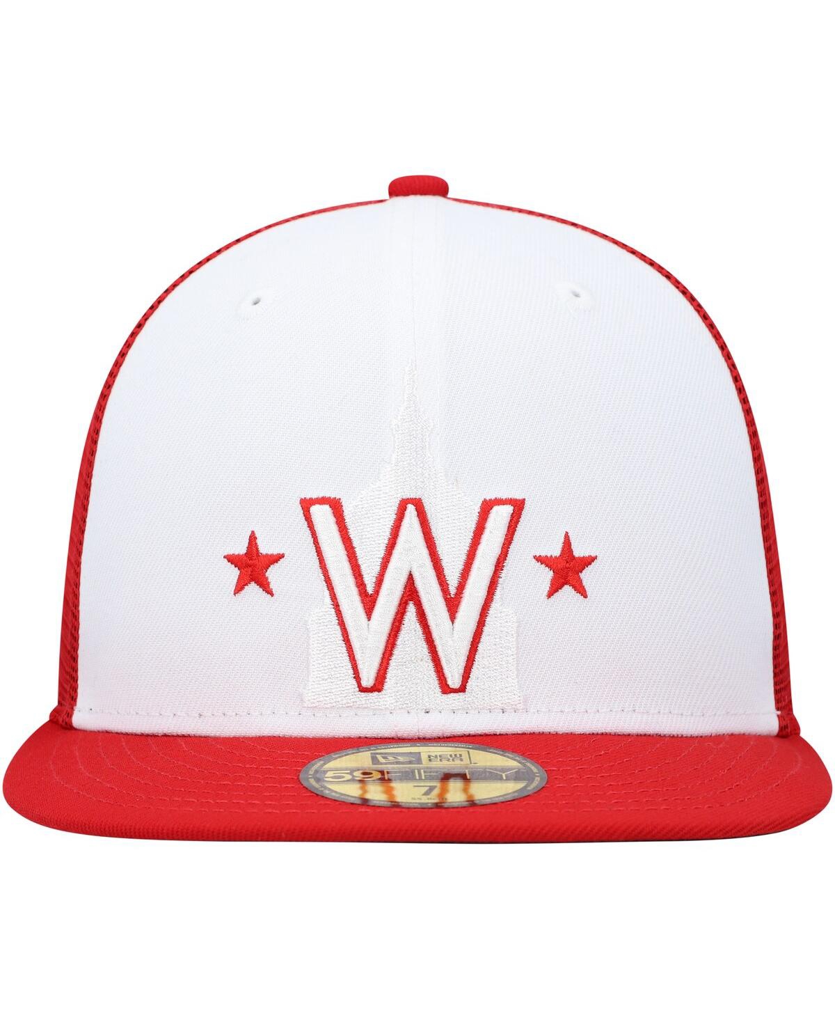 Men's New Era Red Washington Nationals 2023 On-Field Batting Practice 59FIFTY Fitted Hat - Red