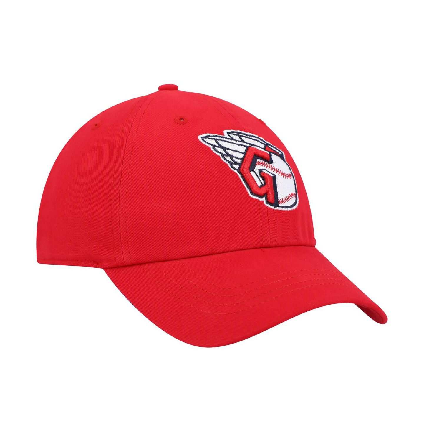 Женская кепка '47 Brand Red Cleveland Guardians Team Miata Clean Up Adjustable Hat — фото 4